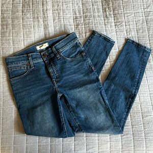 Madewell Women’s Skinny Denim Blue Jeans - size 26 - so cute!
